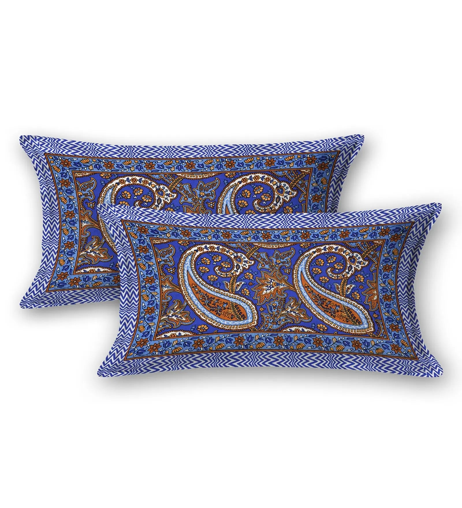85 X 95 inch Queen Size 100% Cotton Bedsheet for Double Bed with Pillow Cover GiftorDecor